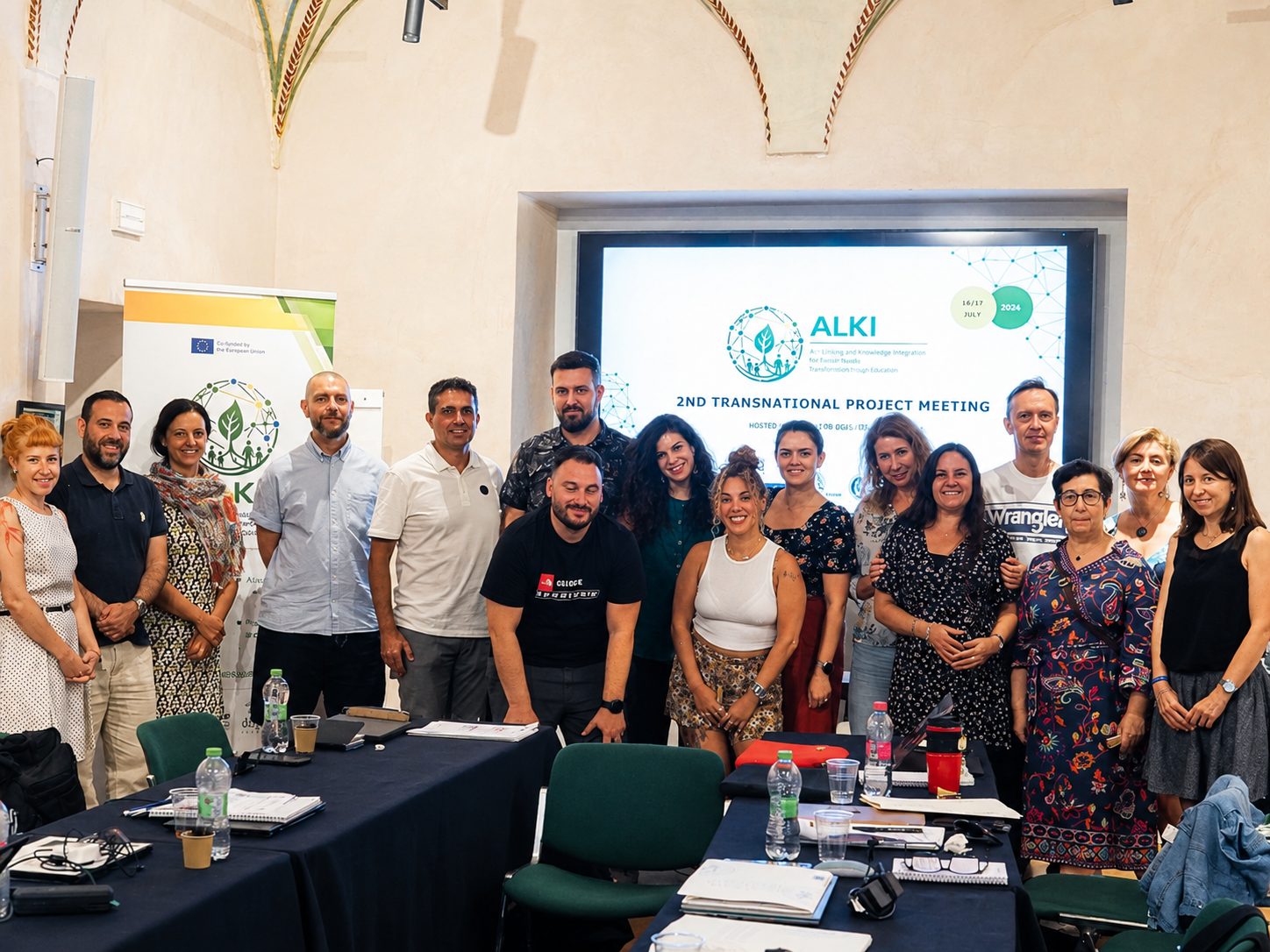 The ALKI consortium at the Second Transnational Project Meeting in Perugia